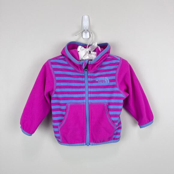 The North Face Girls Glacier Full Zip Hoodie 3-6 Months - Picture 1 of 6
